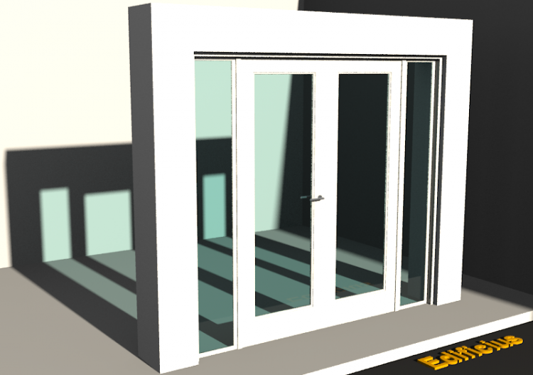 Esquadria 3D - Almofadada P[R] 2FB_SIM[1V]+2BANDLAT - ACCA...