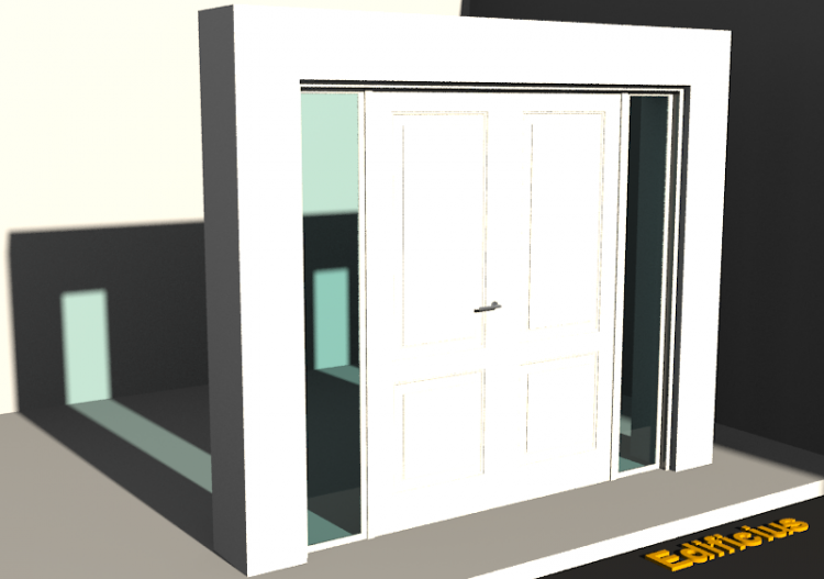 Esquadria 3D - Almofadada P[R] 2FB_SIM[2P]+2BANDLAT - ACCA...