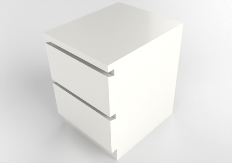 Wardrobes and Cabinets 3D - Chest of drawers in lacquered...