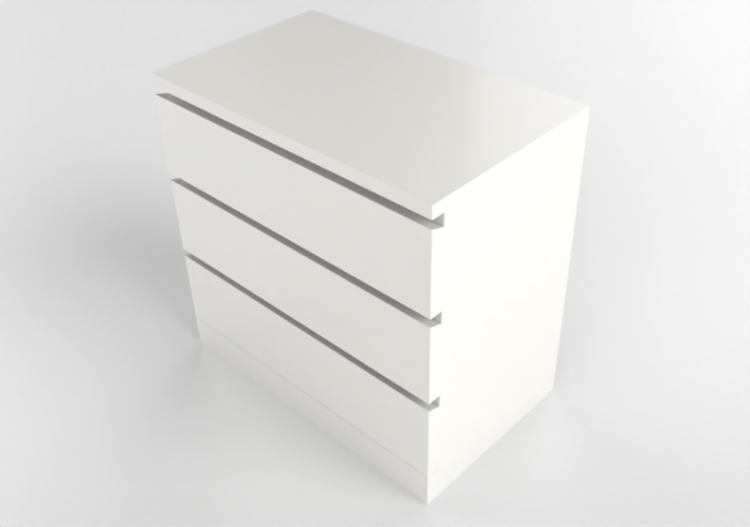Armadi 3D - Cassettiera in legno laccato - Ikea - Malm -...