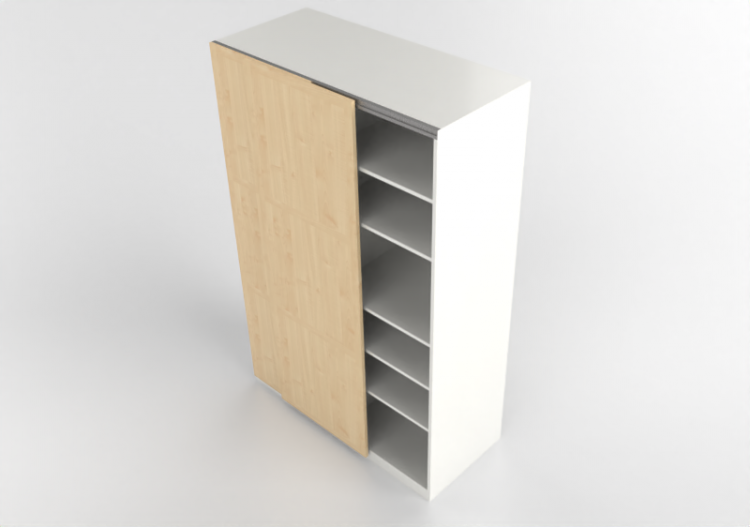Armários 3D - Armário de madeira envernizada - Ikea - Pax -...