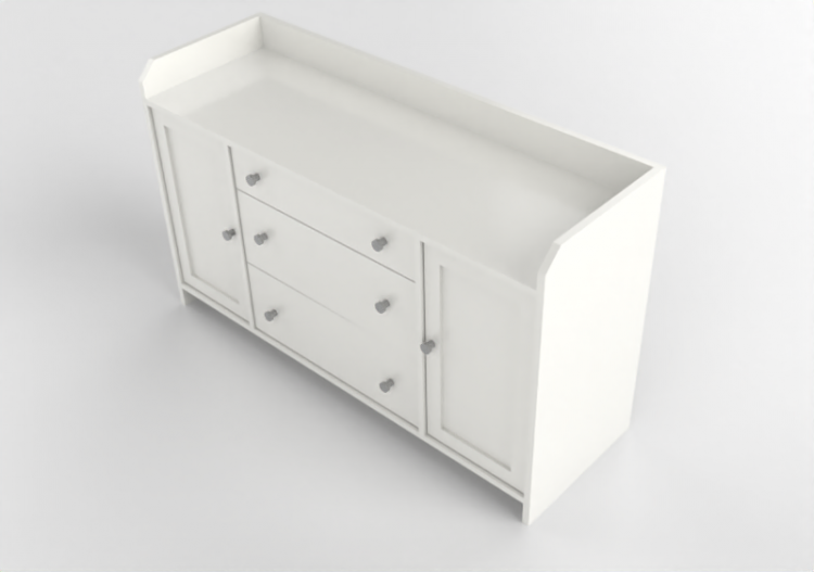 3D Schränke und Kommoden - Dresser in lacquered wood - Ikea...