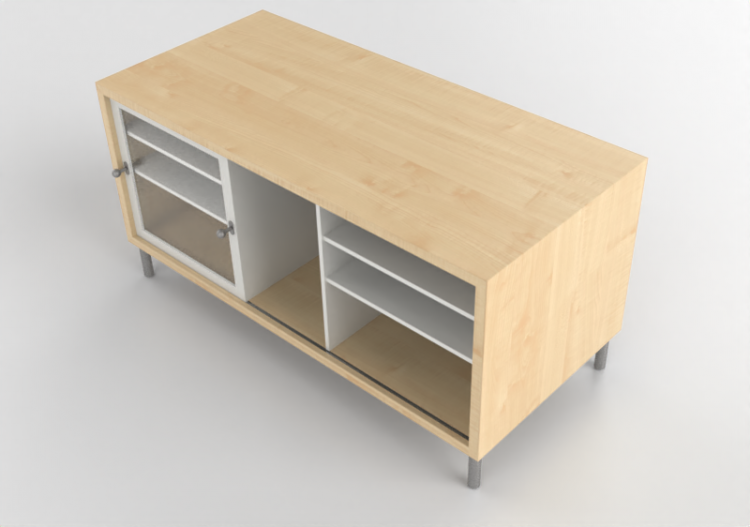 Meubles 3D - Meuble TV en bois - Ikea - Magiker - ACCA...