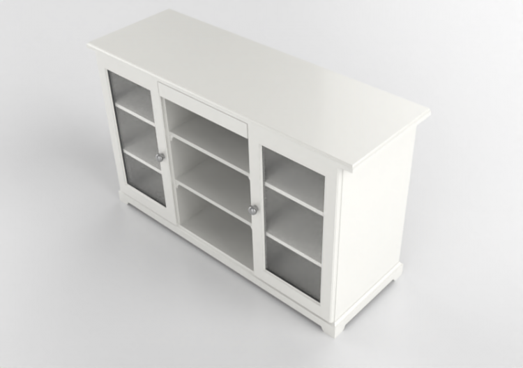 3D Furniture - Sideboard in lacquered wood - Ikea - Liatorp...