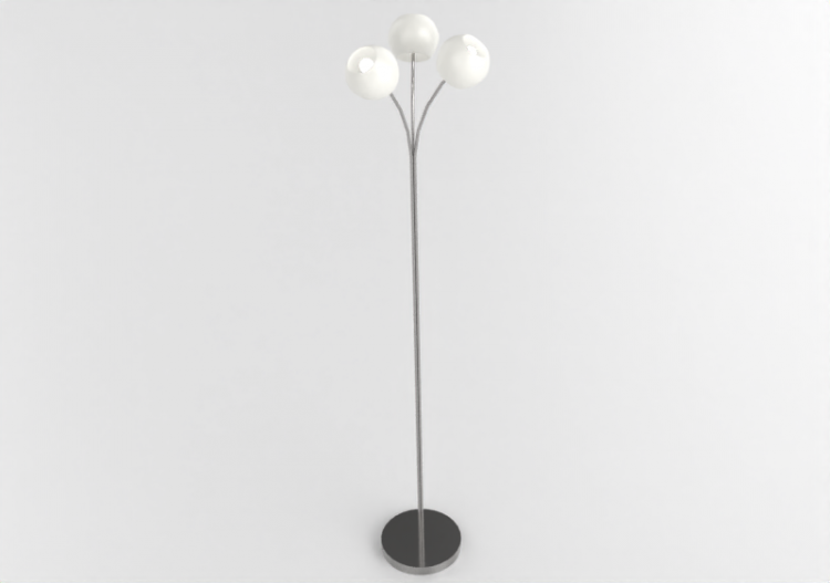 Lámpara de pie 3D - Lámpara de pie de metal - Ikea - Minut...