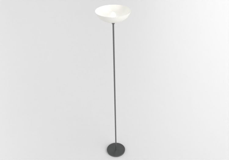Lámpara de pie 3D - Lámpara de pie de metal - Ikea - Not -...