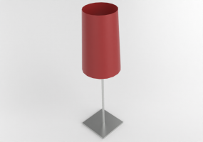 3D Table Lamp - Metal table lamp - Ikea - Skimra