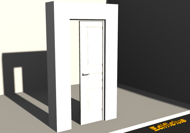 3D Tür/Fenster - Kassettentür T[R] 1VST[3P] - ACCA software