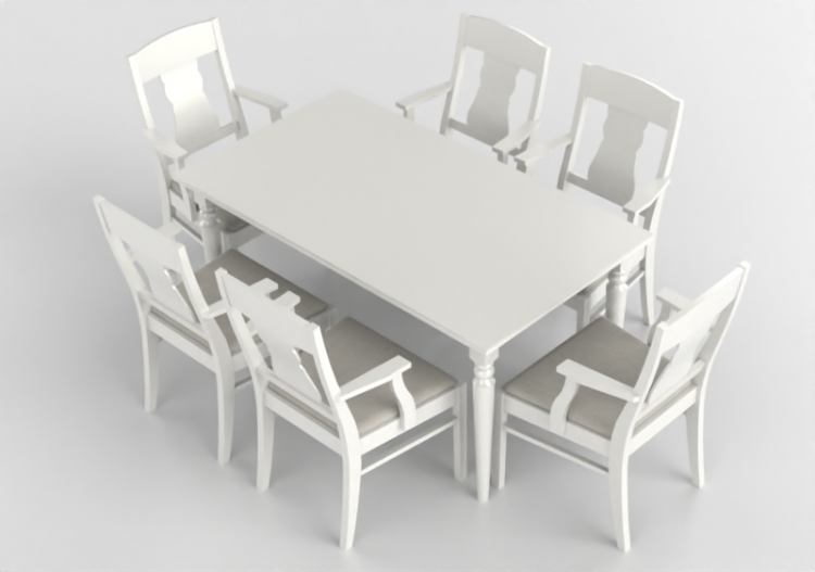Tables 3D - Combinaison pour salon - Ikea - Ingatorp - ACCA...