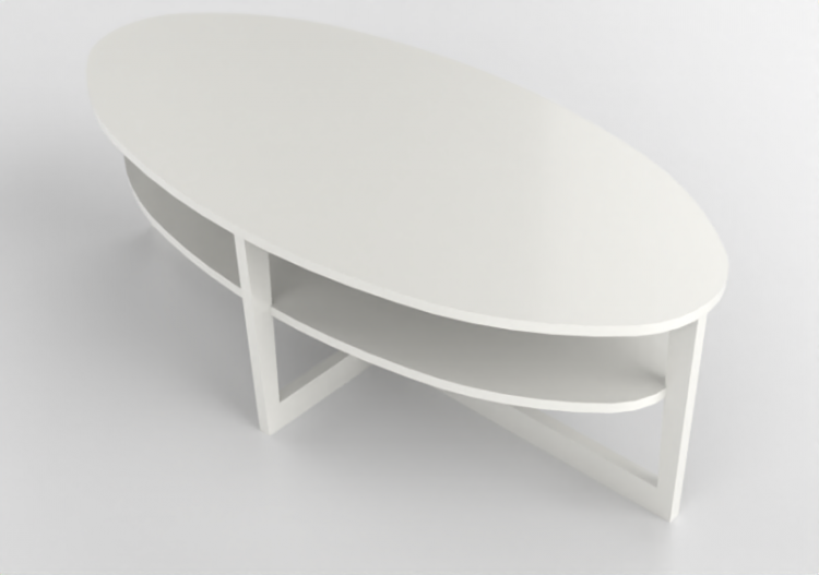3D Tisch - Tisch aus Holz lackiert - Ikea - Vejmon - ACCA...