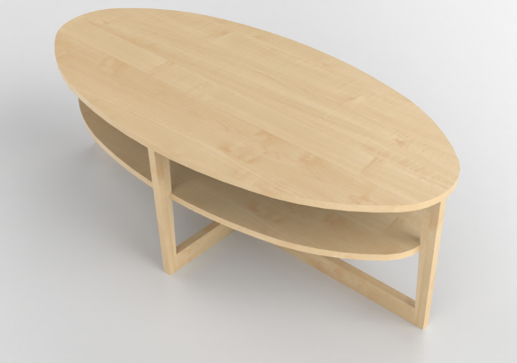 Mesas 3D - Mesa de madeira - Ikea - Vejmon - ACCA software
