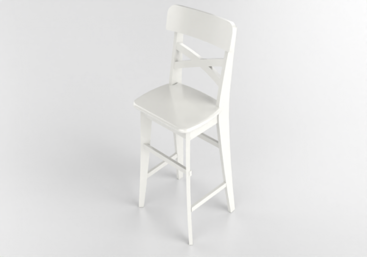 Chaises 3D - Chaise pour enfants en bois laqué - Ikea -...