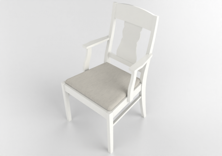 3D Chairs - Chair in lacquered wood - Ikea - Ingatorp -...