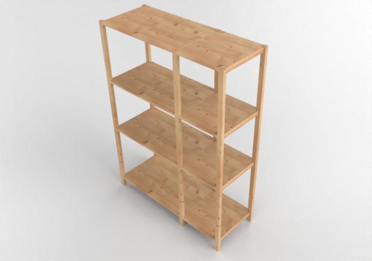 3D Bücherregal und Behälter - Komposition Regale - Ikea -...