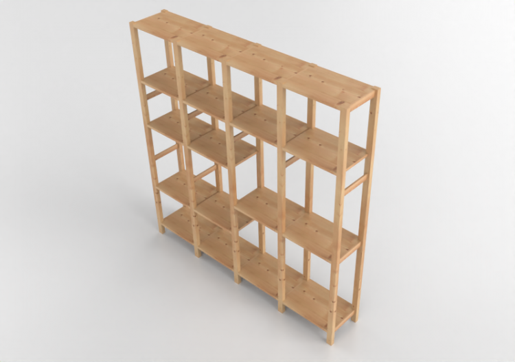 3D Bücherregal und Behälter - Komposition Regale - Ikea -...