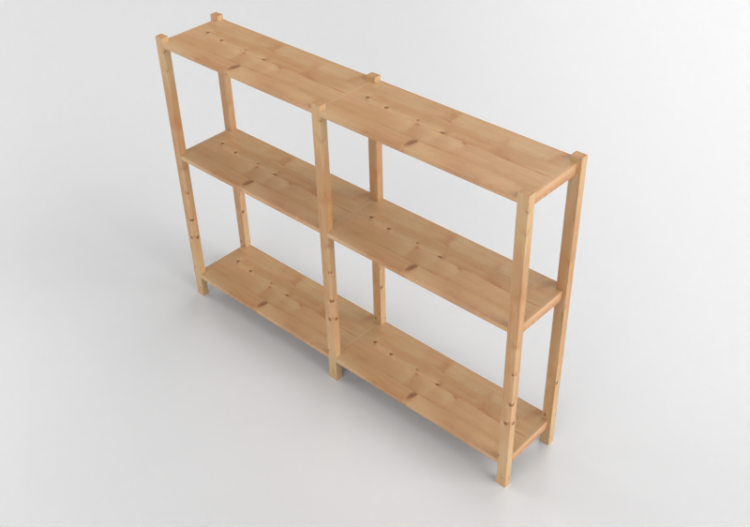Librerías y Contenedores 3D - Composición de estanterías -...