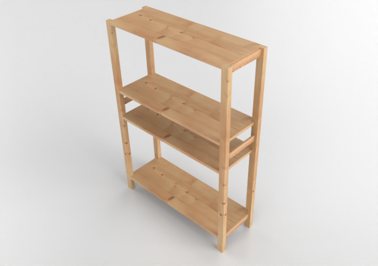 Librerie 3D - Scaffale in legno - Ikea - Ivar - ACCA...