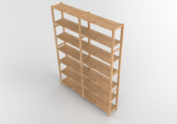 Estantes 3D - Composição de estantes - Ikea - Ivar - ACCA...