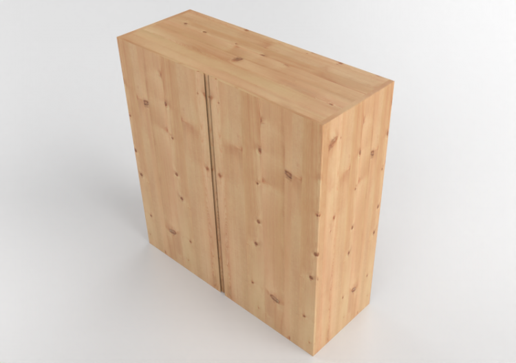 3D Furniture - Wooden Cabinet - Ikea - Ivar - ACCA software