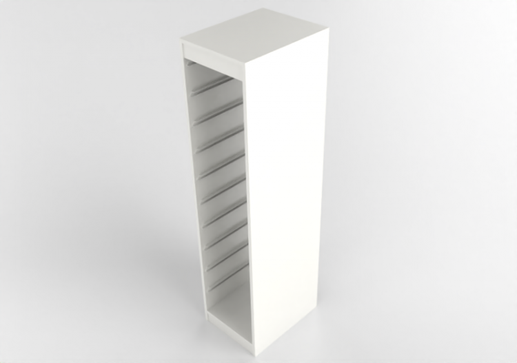 Muebles 3D - Mueble de madera lacada - Ikea - Trofast -...