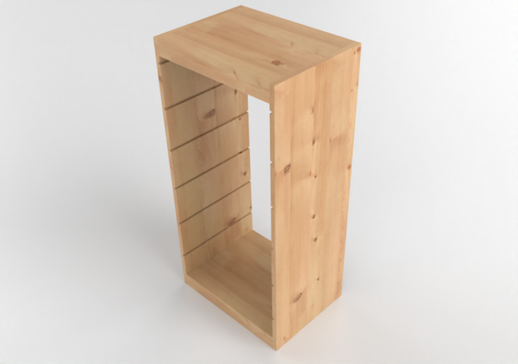 Muebles 3D - Mueble de madera - Ikea - Trofast - ACCA...