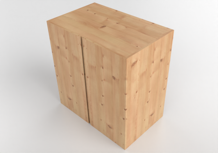 3D Furniture - Wooden Cabinet - Ikea - Ivar - ACCA software