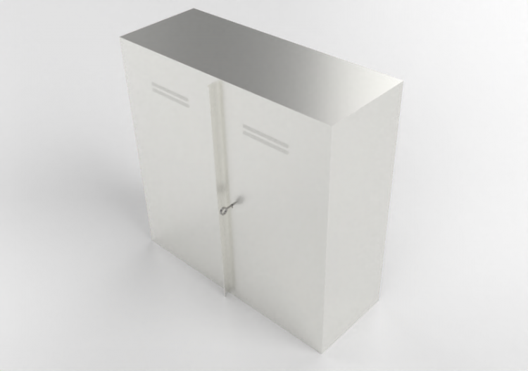 3D Möbel - Schrank aus Metall - Ikea - Ivar - ACCA software