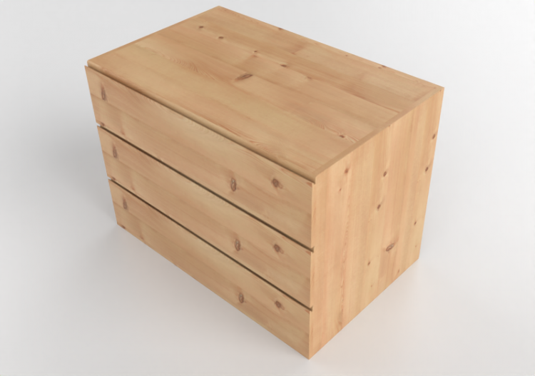 3D Furniture - Wooden Cabinet - Ikea - Ivar - ACCA software