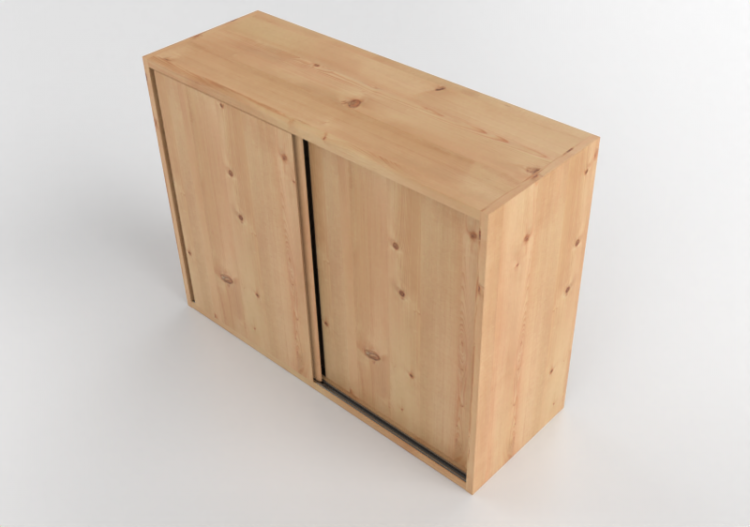 3D Furniture - Wooden Cabinet - Ikea - Ivar - ACCA software