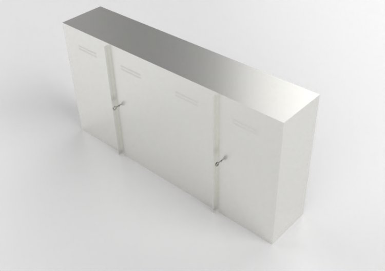 3D Furniture - Metallic cabinet - Ikea - Ivar - ACCA...