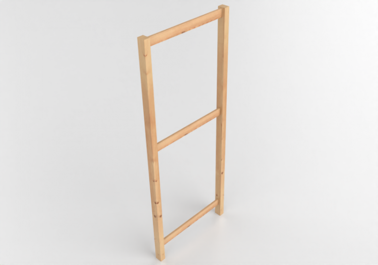 Accessori 3D - Montante laterale in legno - Ikea - Ivar -...