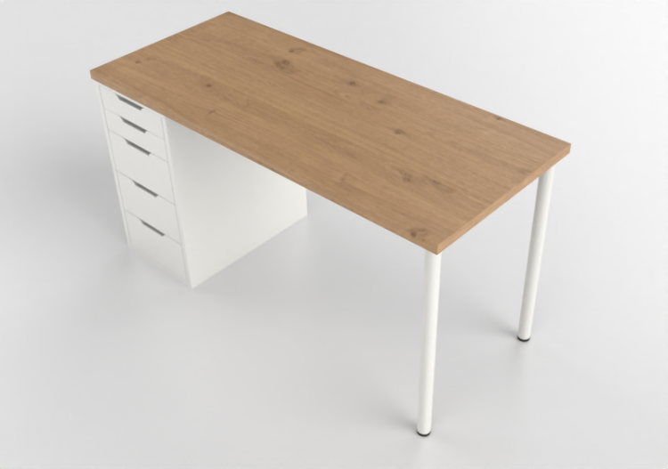 Scrivanie 3D - Scrivania in legno - Ikea - Alex - Lagkapten...
