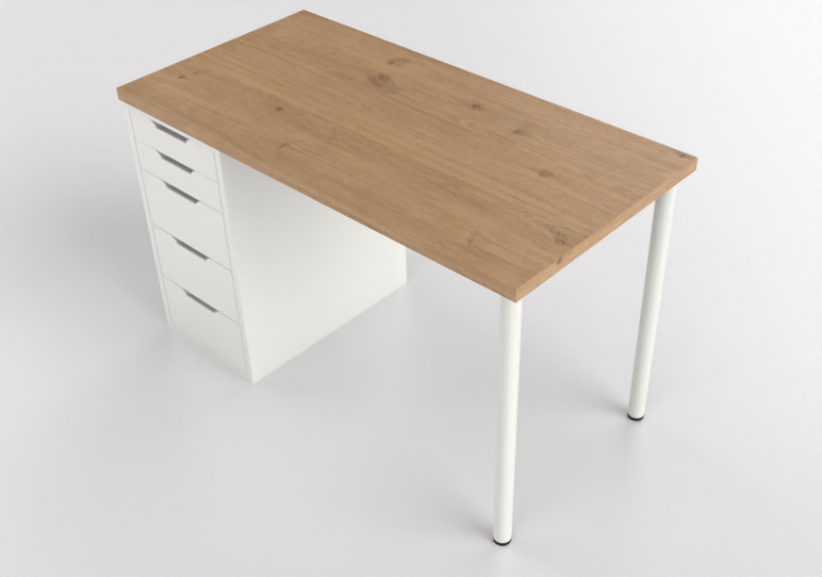Scrivanie 3D - Scrivania in legno - Ikea - Alex - Lagkapten...