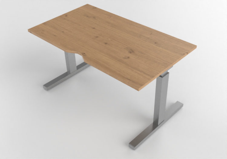 3D Desks - Adjustable rectangular desk - Senator -...