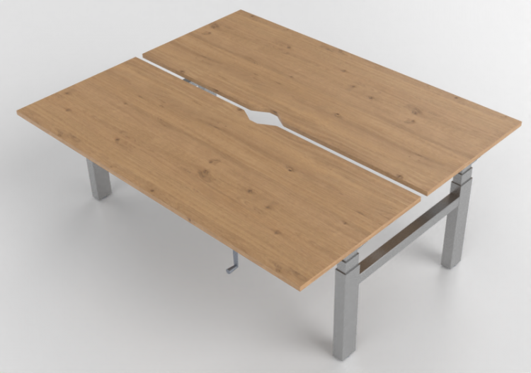 3D Desks - Adjustable rectangular desk - Senator -...