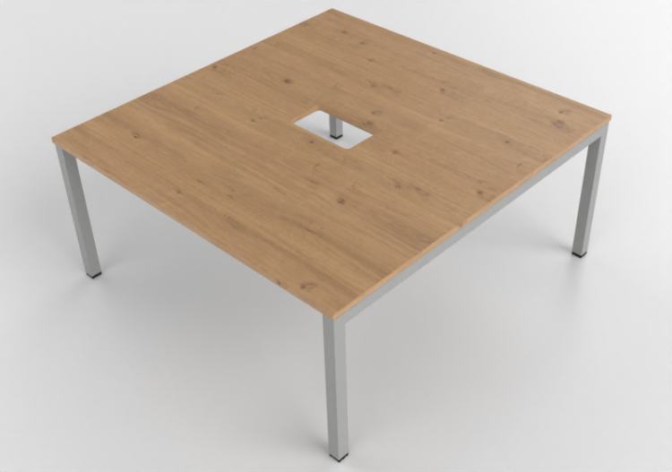 3D Schreibtische - Schreibtisch quadratisch - Senator -...