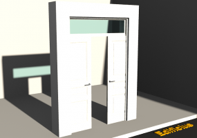 Menuiseries 3D - Bossagé P[R] 2BVS[3P]+1SPRLC