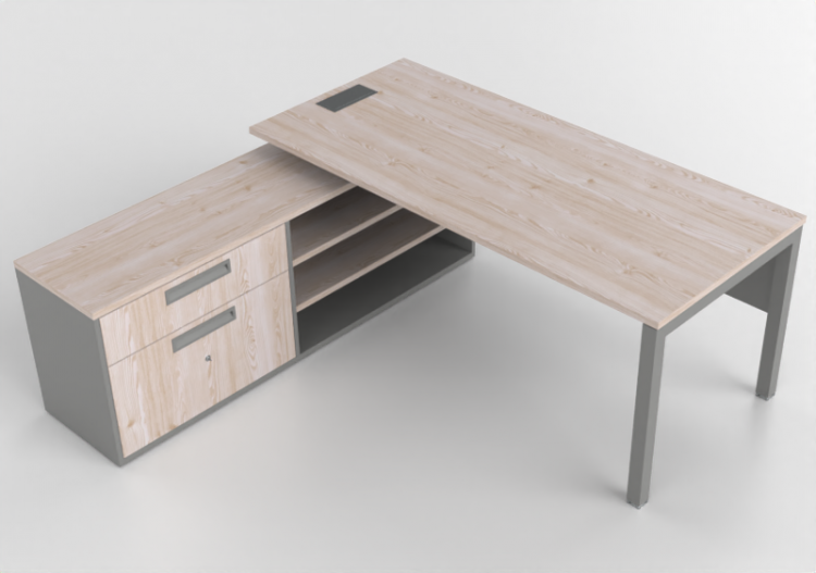 Escritorios 3D - Escritorio rectangular - Senator -...