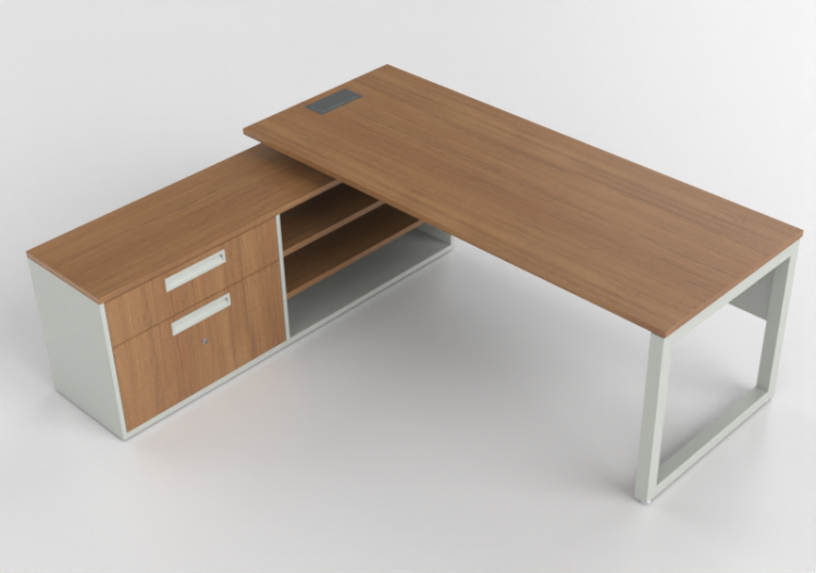 3D Schreibtische - Schreibtisch rechteckig - Senator -...