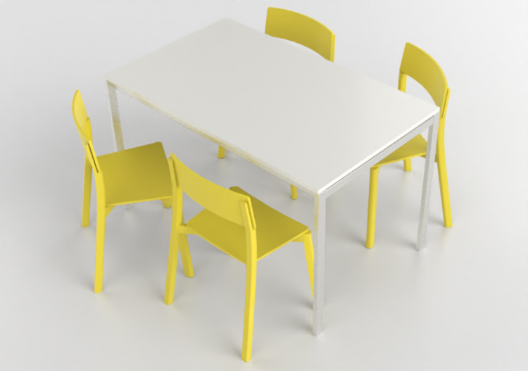 3D Tables - Composition for living room - Ikea - Melltorp -...