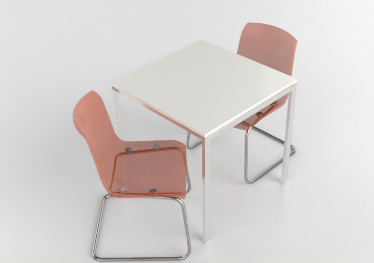 3D Tables - Composition for living room - Ikea - Melltorp -...