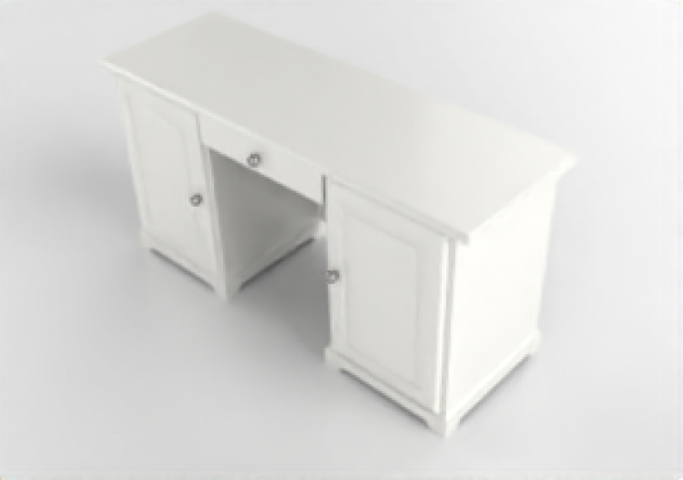 3D Tables - Desk in lacquered wood - Ikea - Liatorp - ACCA...