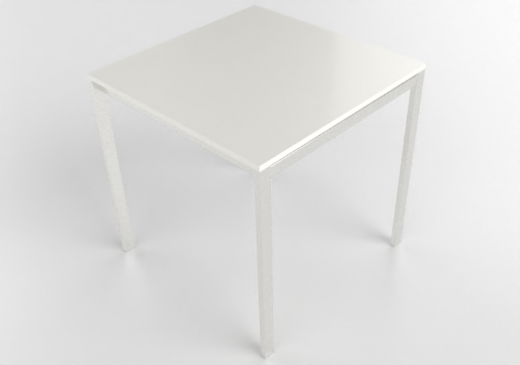 3D Tisch - Tisch aus Holz lackiert - Ikea - Melltorp - ACCA...