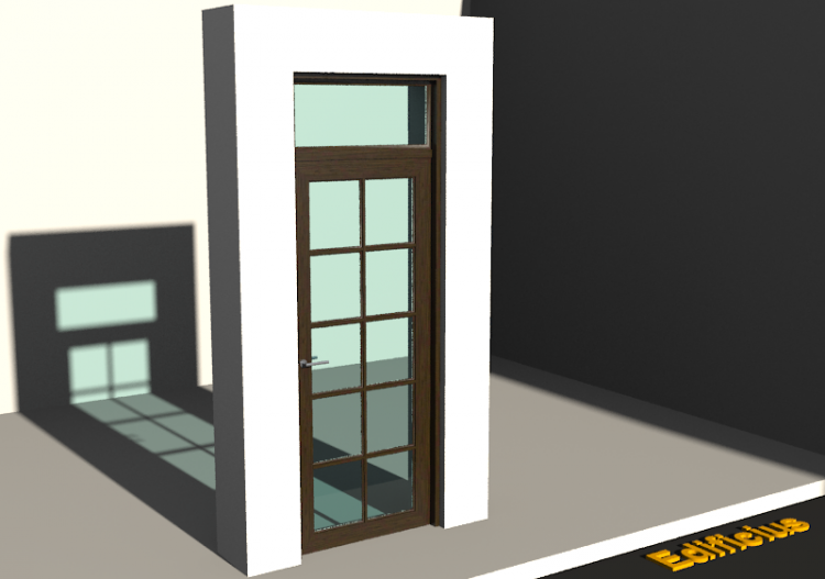 3D Tür/Fenster - Klassisch T[R] 1DF[10G]+1OBL - ACCA...