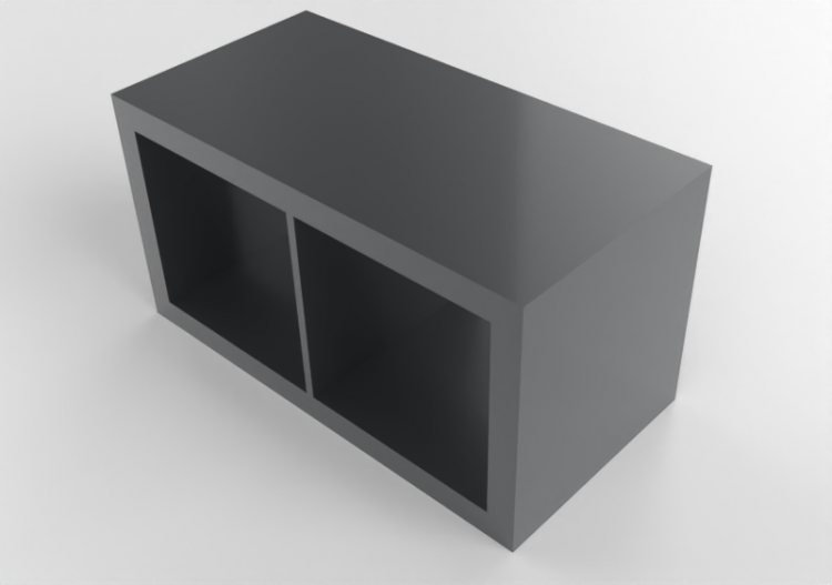 3D Bookshelves and Containers - Shelf in lacquered wood -...