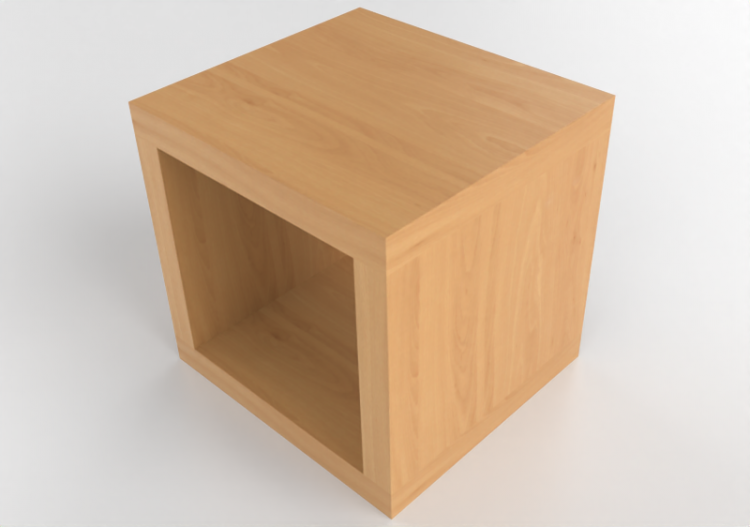 3D Bookshelves and Containers - Wooden shelf - Ikea -...