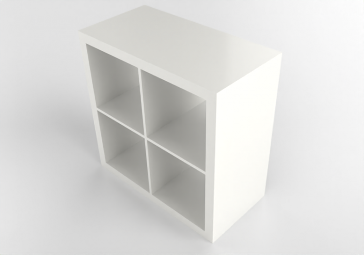 Librerie 3D - Scaffale in legno laccato - Ikea - Kallax -...