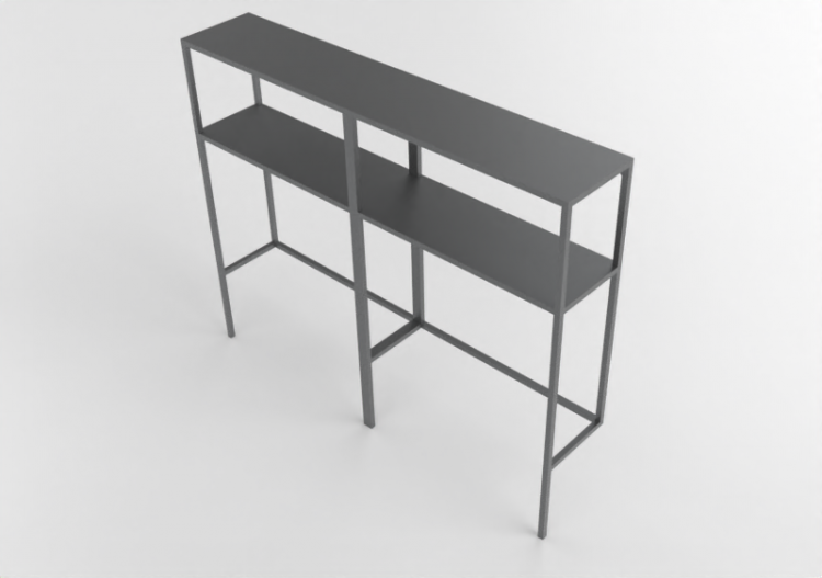 3D Furniture - Metal structure composition - Ikea - Enhet -...