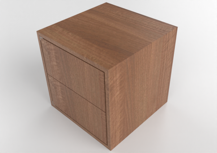 Muebles 3D - Mueble de madera - Ikea - Eket - ACCA software