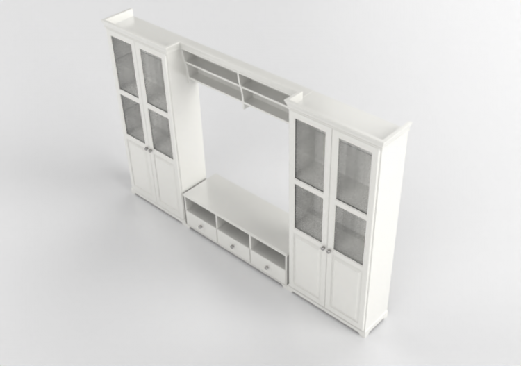 Móveis 3D - Composição p/ sala de estar - Ikea - Liatorp -...